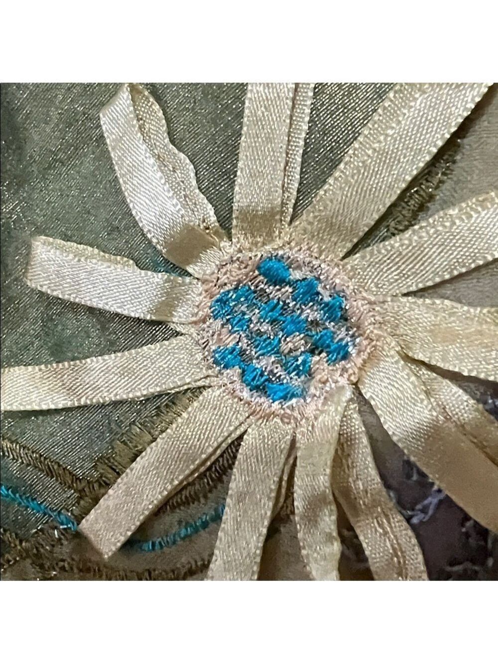 THE TRAVEL COLLECTION silk Embroidered  button up  Floral JACKET. 1X - Picture 2 of 6